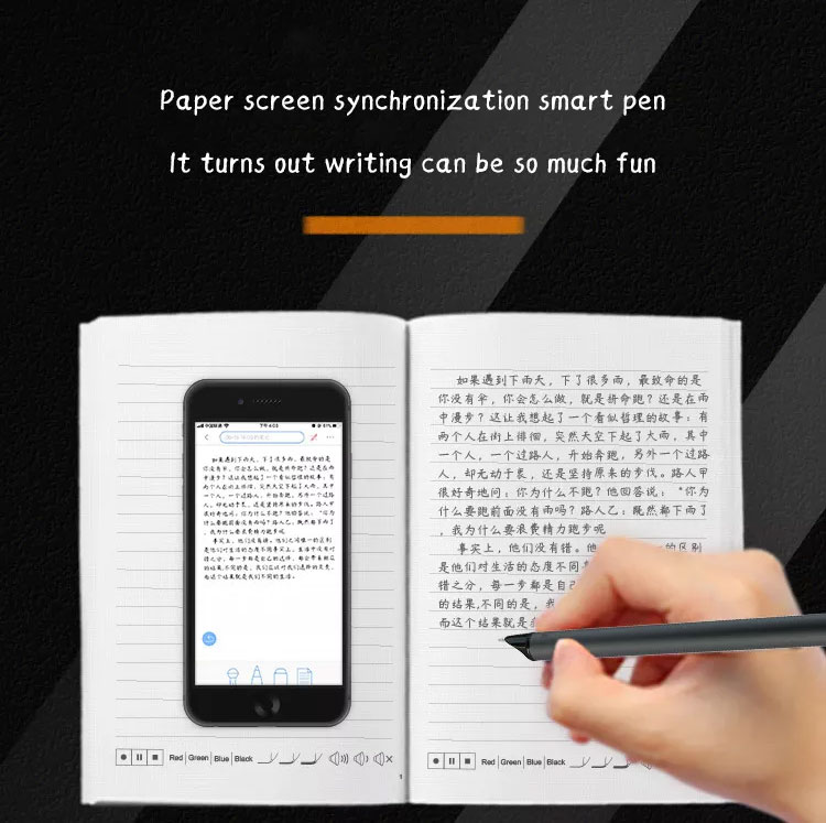 Smart digital writing tablet set sync pen